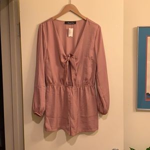 Blush Pink Romper Playsuit